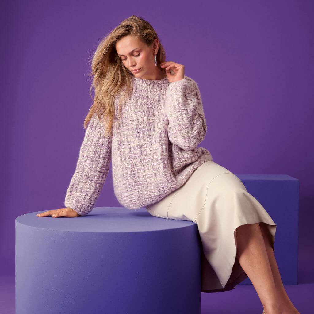 Pullover Flechtmuster Strickanleitung - Lana Grossa (Heft)