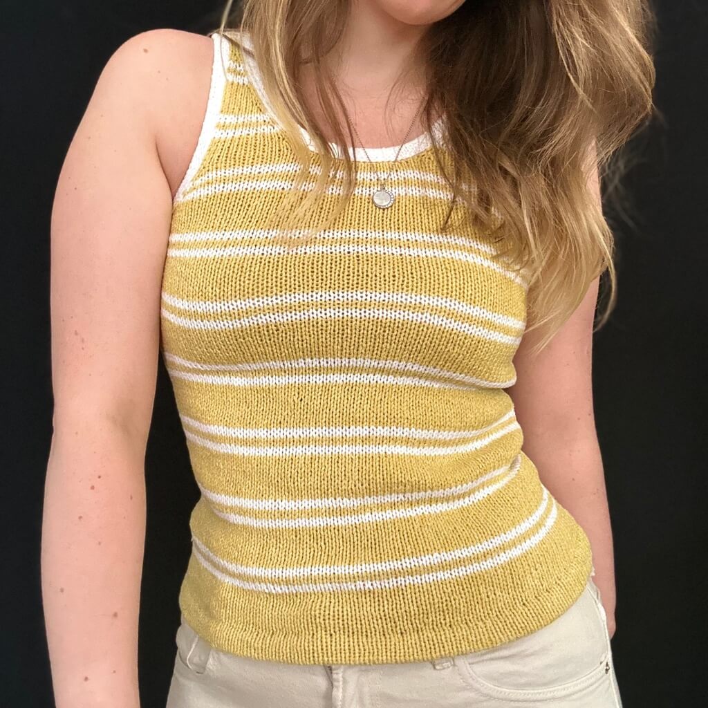 Mabelle Knitting Belle Tank Top Strickanleitung - Mabelle Knitting (PDF) bei bei bei bei Lieblingsgarn