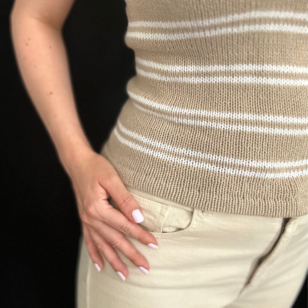 Mabelle Knitting Belle Tank Top Strickanleitung - Mabelle Knitting (PDF) bei bei bei bei Lieblingsgarn