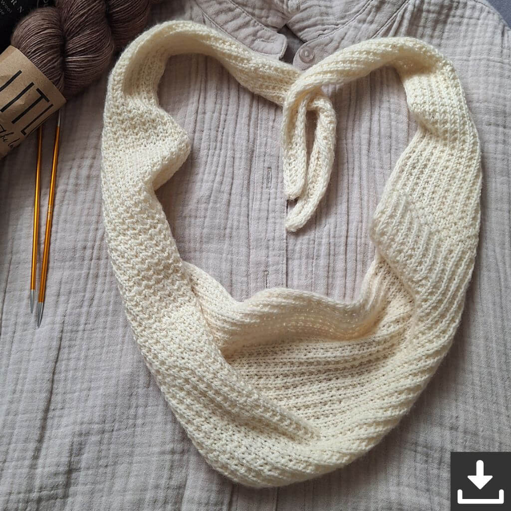 Madame Nadelspiel Pattern Hedi Scarf Strickanleitung - Madame Nadelspiel (PDF) bei bei bei bei Lieblingsgarn