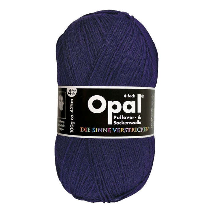Opal 5190 - Marine Opal Sockenwolle Uni 4-fach 100g Lieblingsgarn