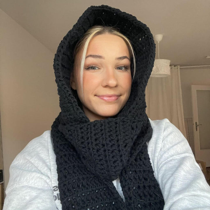 Marta Pattern Kapuzenschal Häkelanleitung - Marta x Lieblingsgarn (PDF) bei bei bei bei bei bei bei Lieblingsgarn
