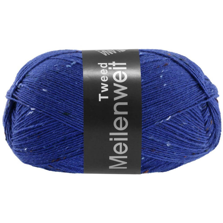 Lana Grossa Meilenweit 100 Tweed, Farbe 177 Royal – Polyamid und Schurwolle bei Lieblingsgarn