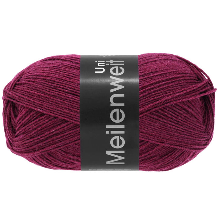 Lana Grossa Meilenweit 100, Farbe 1380 Bordeaux – Polyamid und Schurwolle bei Lieblingsgarn