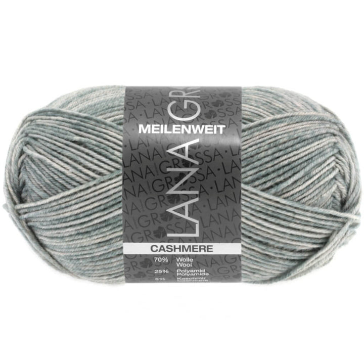 Lana Grossa 02 - Hellgrau meliert Lana Grossa Meilenweit 50 Cashmere Lieblingsgarn