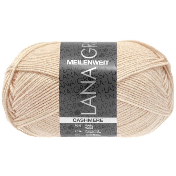 Lana Grossa 56 - Vanille Lana Grossa Meilenweit 50 Cashmere Lieblingsgarn