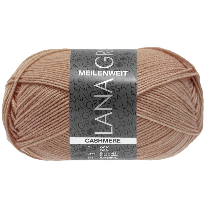 Lana Grossa 65 - Sandbeige Lana Grossa Meilenweit 50 Cashmere Lieblingsgarn