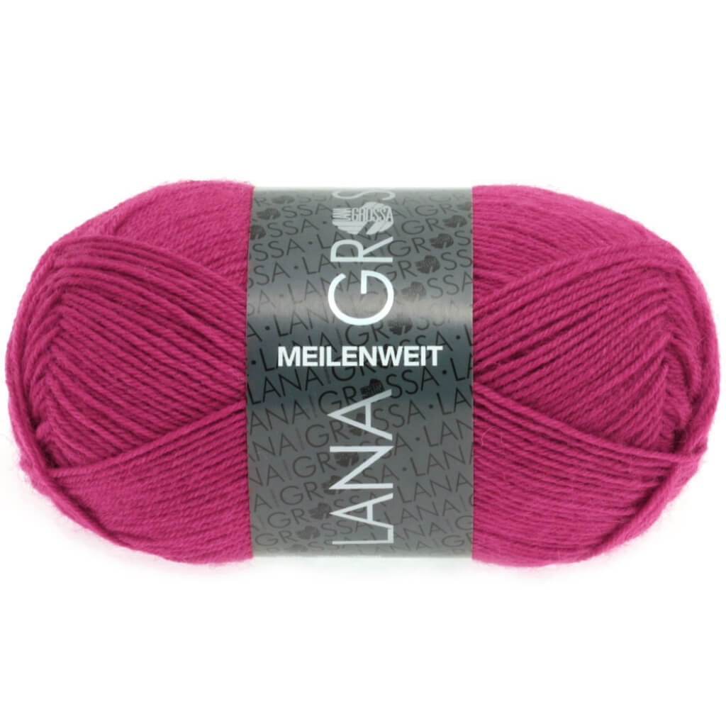 Lana Grossa Meilenweit 50, Farbe 1313 Pink – Polyamid und Schurwolle bei Lieblingsgarn