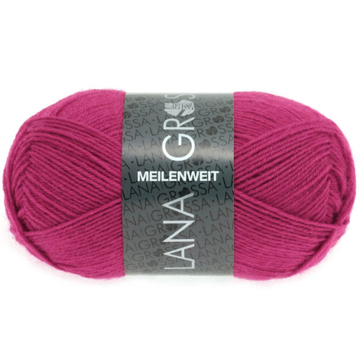 Lana Grossa Meilenweit 50, Farbe 1313 Pink – Polyamid und Schurwolle bei Lieblingsgarn