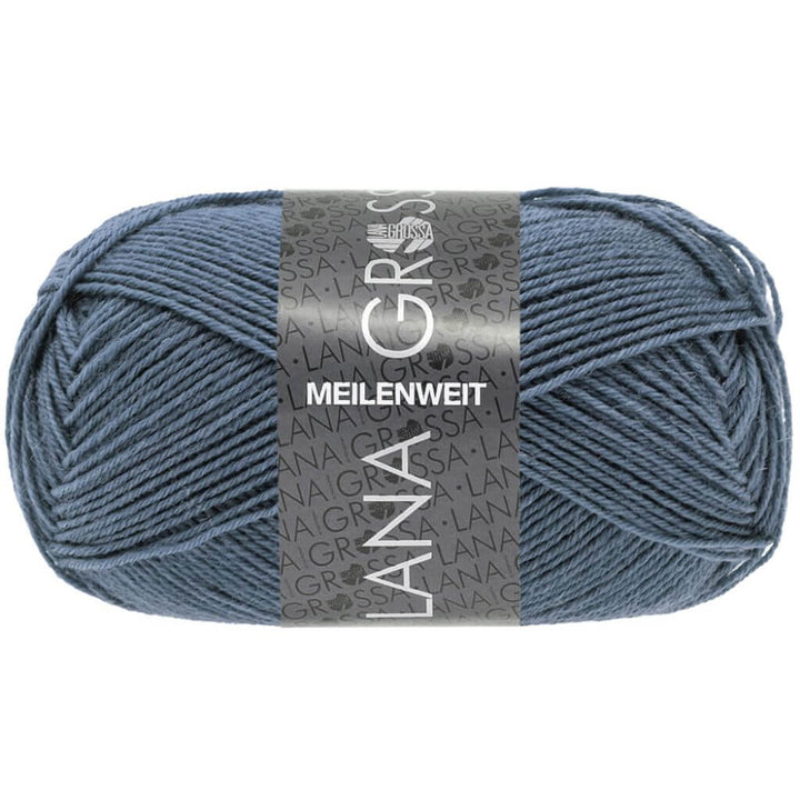 Lana Grossa Meilenweit 50, Farbe 1415 Jeansblau – Polyamid und Schurwolle bei Lieblingsgarn