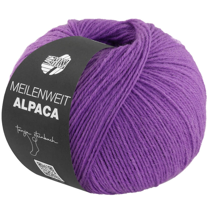 Lana Grossa 1006 - Lila Lana Grossa Meilenweit 6-F. 150 Alpaca Uni bei bei bei bei bei bei bei bei Lieblingsgarn