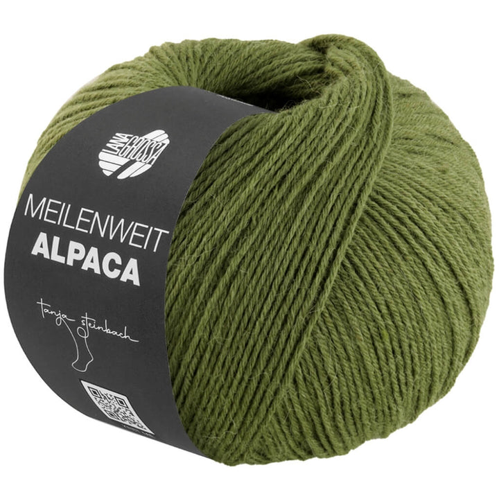 Lana Grossa 1019 - Waldgrün Lana Grossa Meilenweit 6-fach Alpaca Uni bei bei bei bei bei bei bei bei Lieblingsgarn