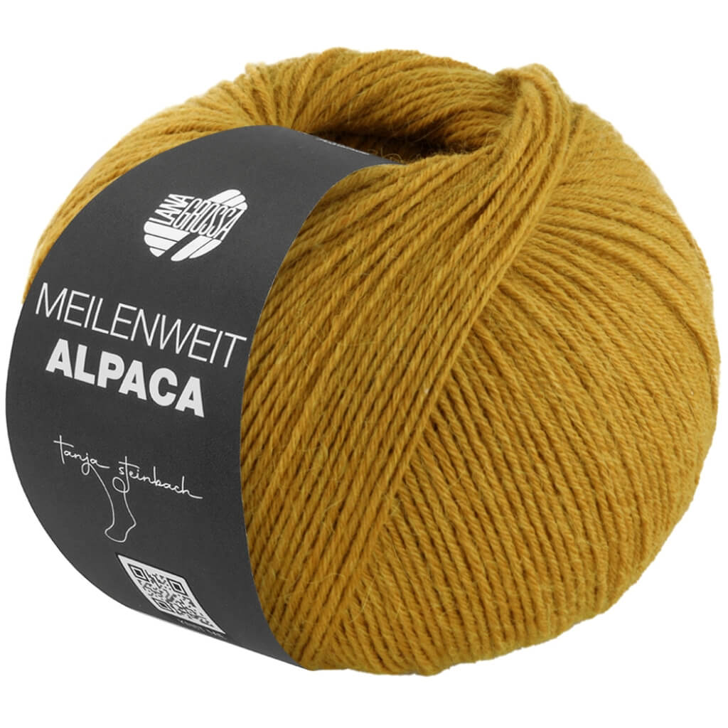 Lana Grossa 1020 - Senf Lana Grossa Meilenweit 6-F. 150 Alpaca Uni bei bei bei bei bei bei bei bei Lieblingsgarn
