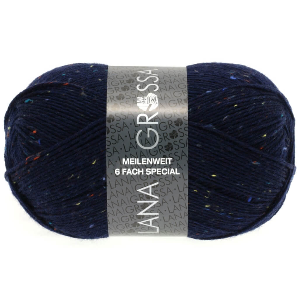 Lana Grossa 8816 - Nachtblau Lana Grossa Meilenweit 6-F 150 Tweed Lieblingsgarn