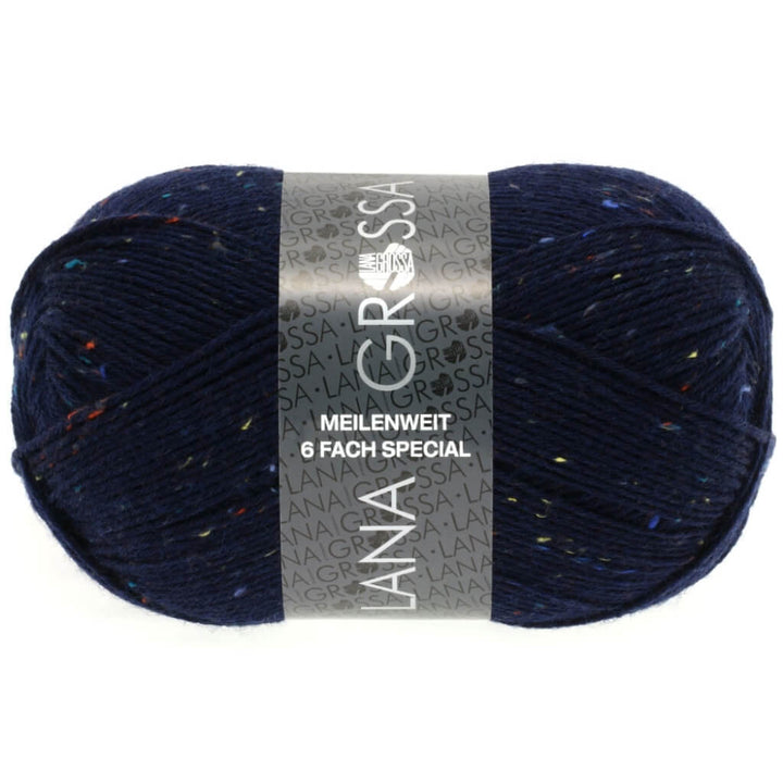 Lana Grossa 8816 - Nachtblau Lana Grossa Meilenweit 6-F 150 Tweed Lieblingsgarn