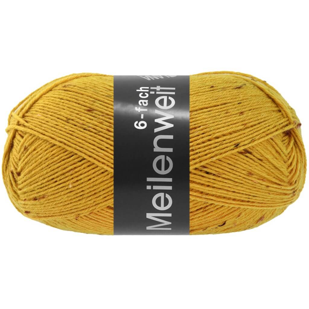 Lana Grossa 9251 - Senfgelb Lana Grossa Meilenweit 6-F 150 Tweed Lieblingsgarn