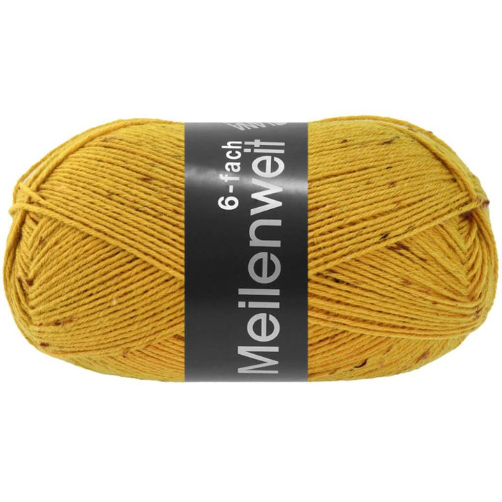 Lana Grossa 9251 - Senfgelb Lana Grossa Meilenweit 6-F 150 Tweed Lieblingsgarn