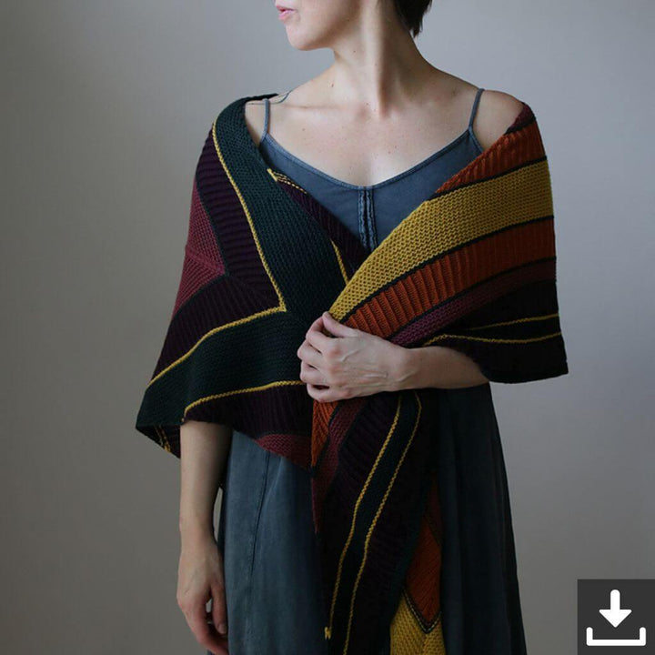 Melanie Berg Pattern Tuch Cursh Season Strickanleitung mit Row Map - Melanie Berg (PDF) bei bei bei bei Lieblingsgarn