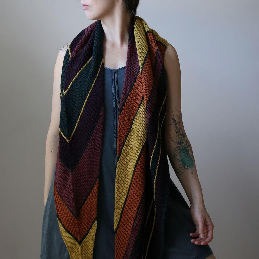 Melanie Berg Pattern Tuch Cursh Season Strickanleitung mit Row Map - Melanie Berg (PDF) bei bei bei bei Lieblingsgarn