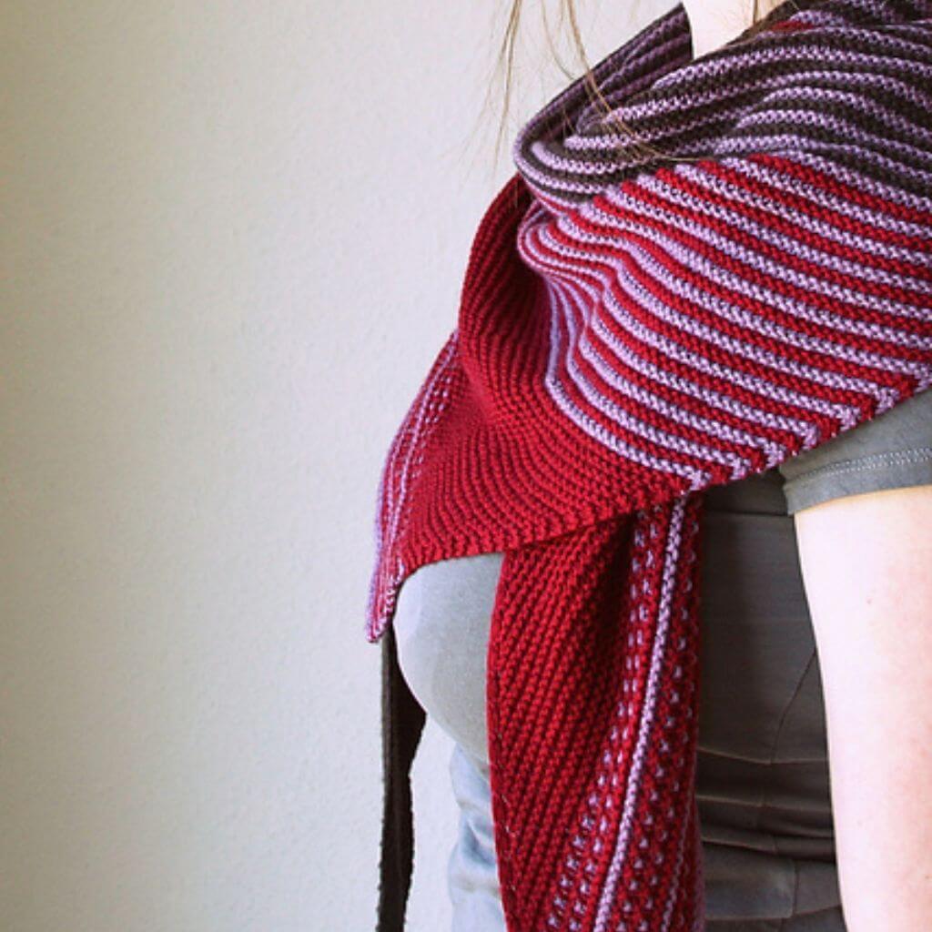Melanie Berg Pattern Tuch Drachenfels Strickanleitung mit Row Map - Melanie Berg (PDF) Lieblingsgarn