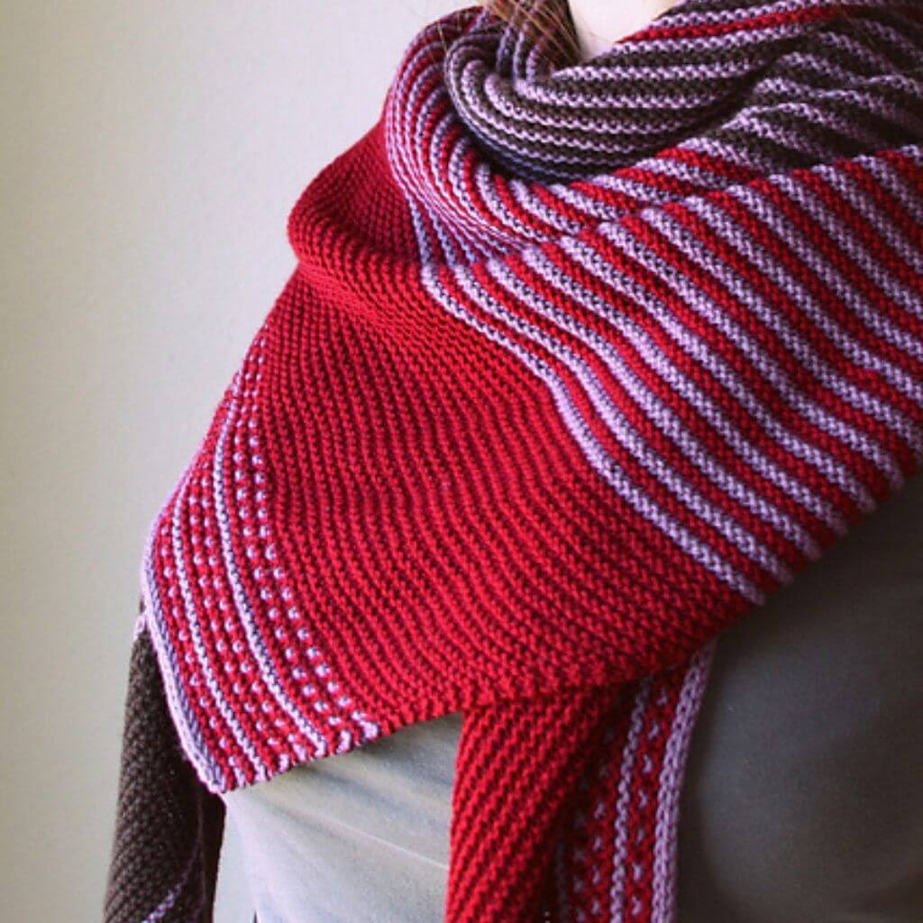 Melanie Berg Pattern Tuch Drachenfels Strickanleitung mit Row Map - Melanie Berg (PDF) Lieblingsgarn