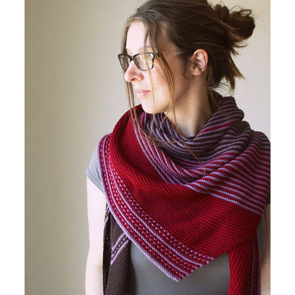 Melanie Berg Pattern Tuch Drachenfels Strickanleitung mit Row Map - Melanie Berg (PDF) Lieblingsgarn