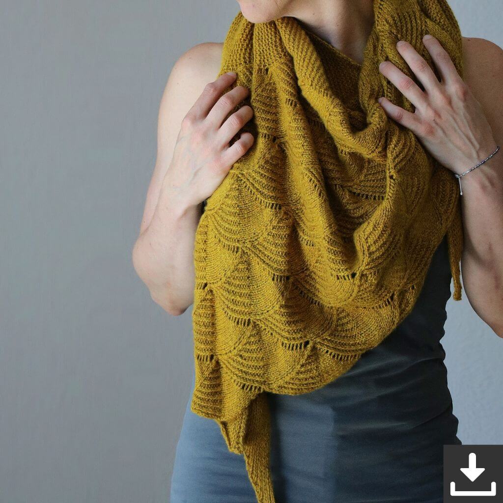 Melanie Berg - Mairlynd Pattern Tuch Kleine Schwester Strickanleitung - Mairlynd (PDF) bei bei bei bei Lieblingsgarn