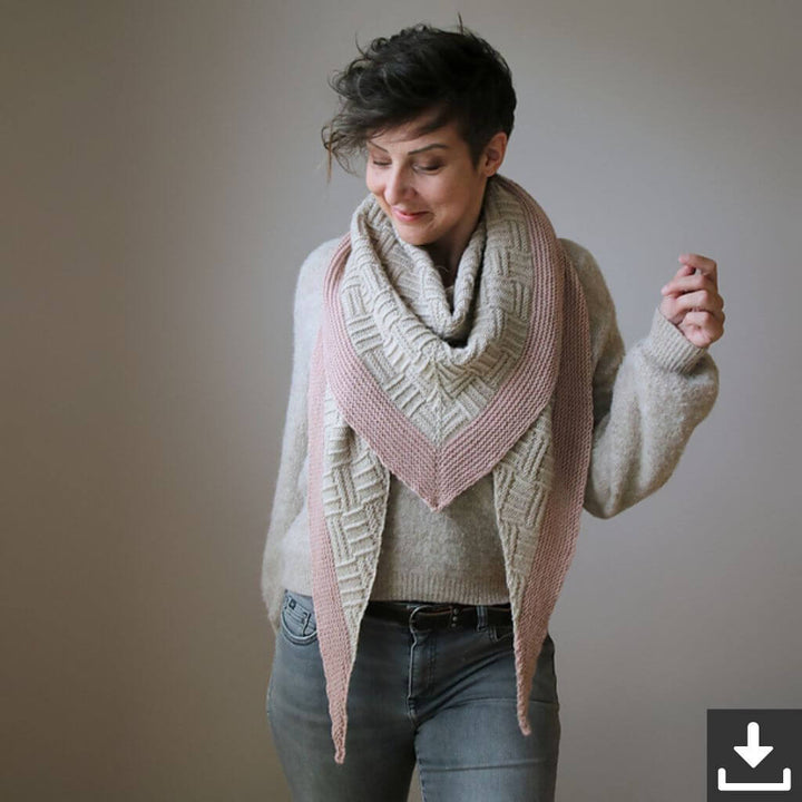 Melanie Berg Pattern Tuch Memory Code Strickanleitung mit Rowmap - Melanie Berg (PDF) Lieblingsgarn
