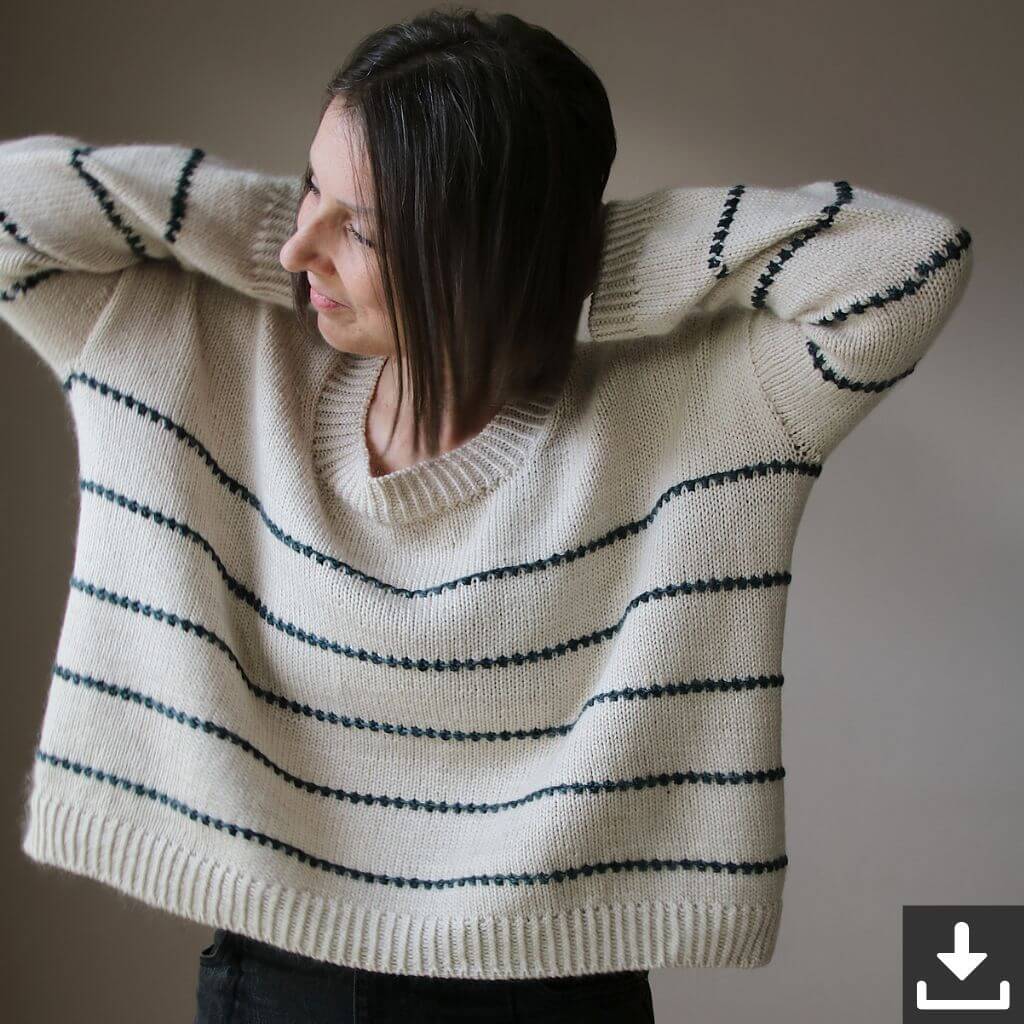 Melanie Berg - Mairlynd Pattern Pullover Near &amp; Dear Strickanleitung - Mairlynd (PDF) bei bei bei bei Lieblingsgarn
