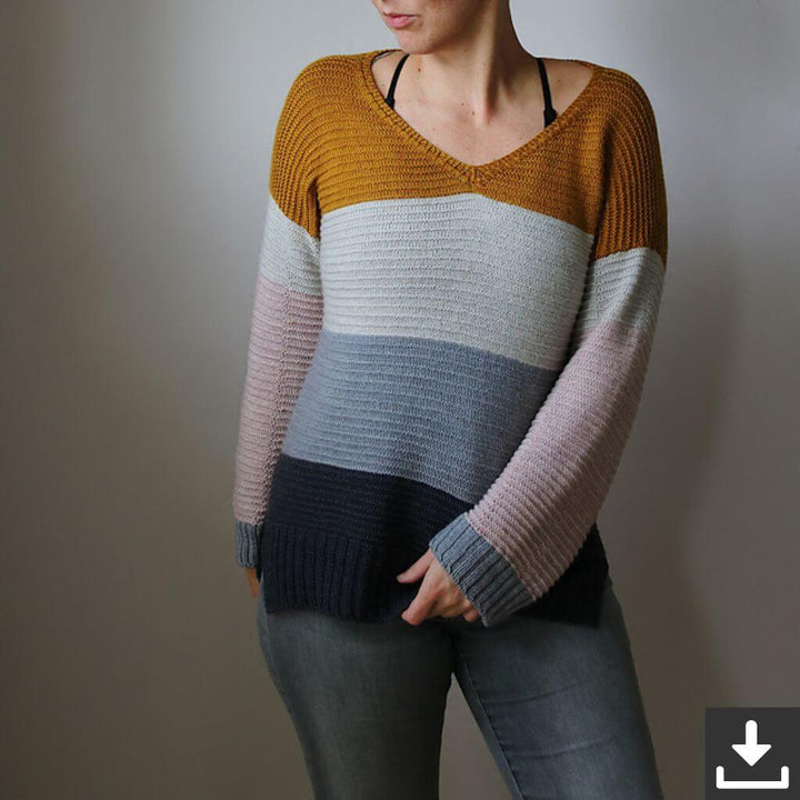 Melanie Berg Pattern Pullover Perfect Stranger Strickanleitung - Melanie Berg (PDF) bei bei bei bei Lieblingsgarn