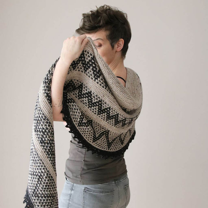 Melanie Berg - Mairlynd Pattern Tuch Zagtastic Strickanleitung - Mairlynd (PDF) bei bei bei bei Lieblingsgarn