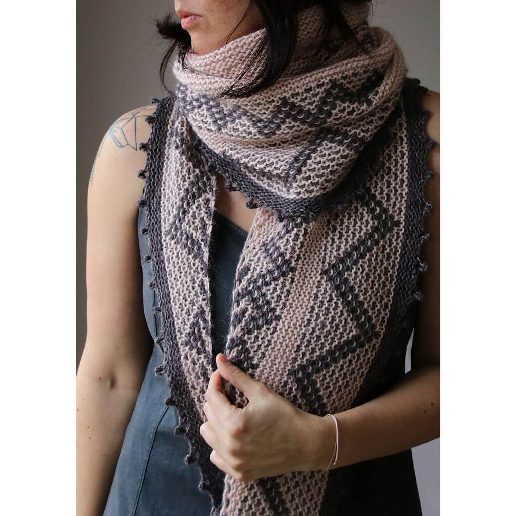 Melanie Berg - Mairlynd Pattern Tuch Zagtastic Strickanleitung - Mairlynd (PDF) bei bei bei bei Lieblingsgarn