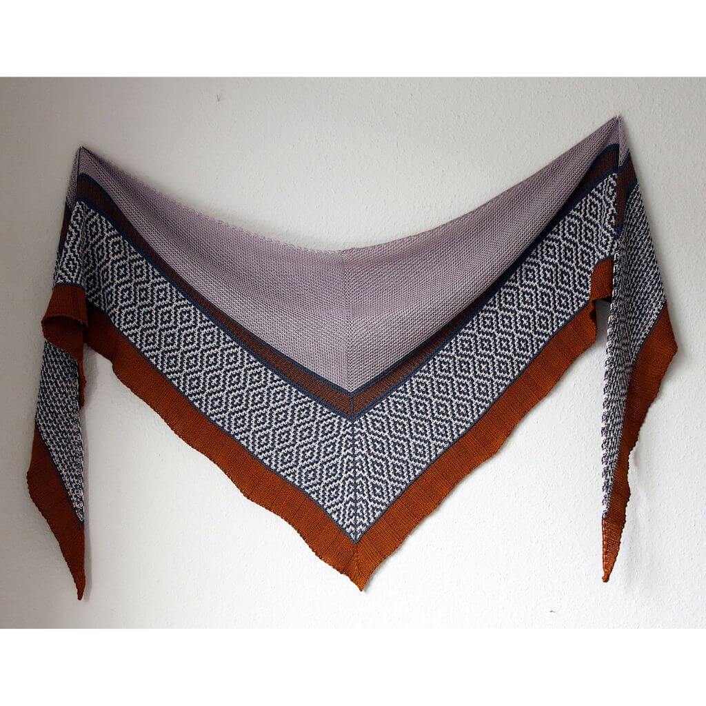 Melanie Berg - Mairlynd Pattern Tuch Zimtstern Strickanleitung - Mairlynd (PDF) bei bei bei bei Lieblingsgarn