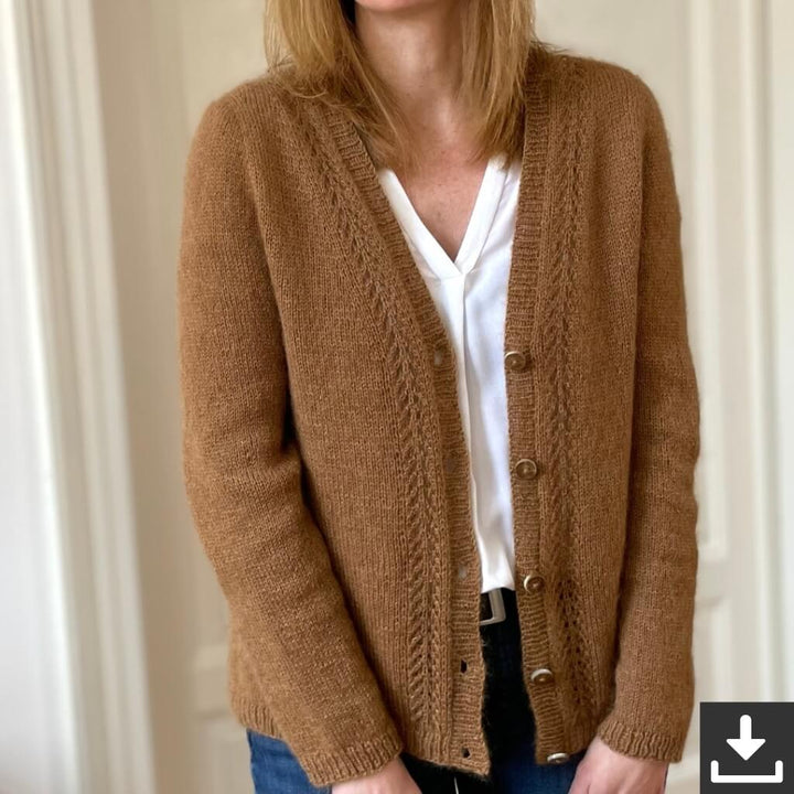 Strickauszeit Mella Cardigan Strickanleitung - Strickauszeit (PDF) bei bei bei bei Lieblingsgarn