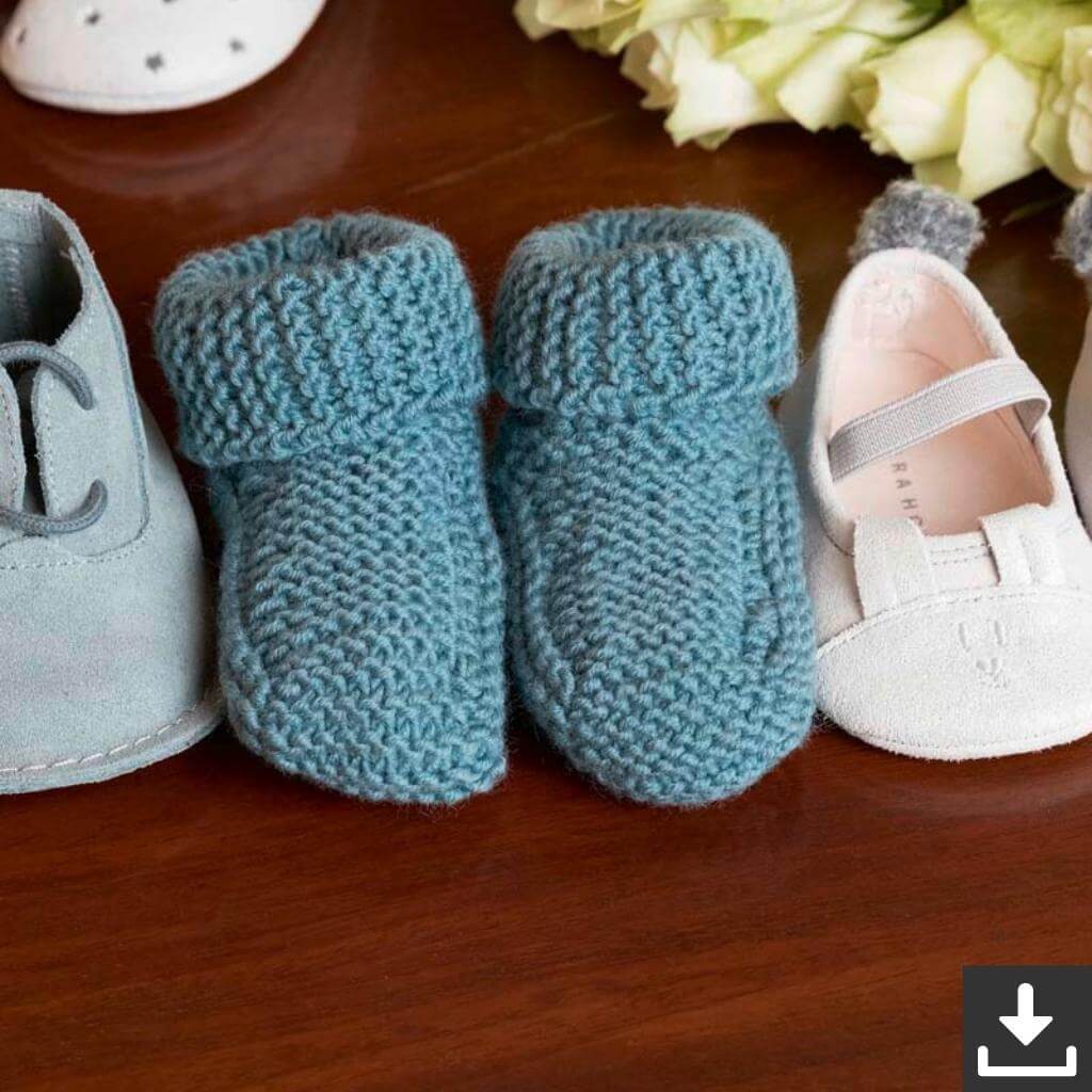 Lang Yarns Pattern Babyschühchen Strickanleitung - Lang Yarns (PDF) bei bei bei bei Lieblingsgarn