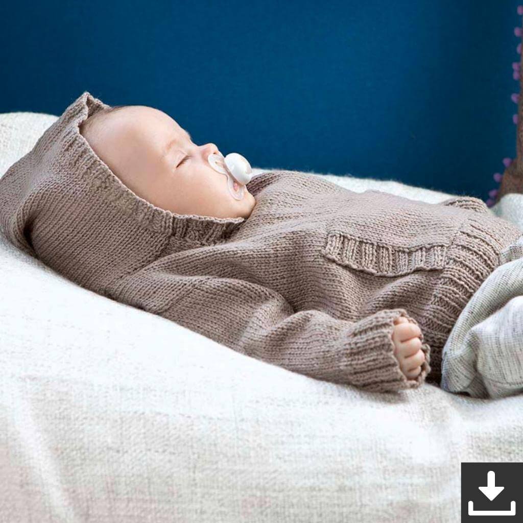 Lang Yarns Pattern Baby-Kapuzenpullover Strickanleitung - Lang Yarns (PDF) bei bei bei bei Lieblingsgarn