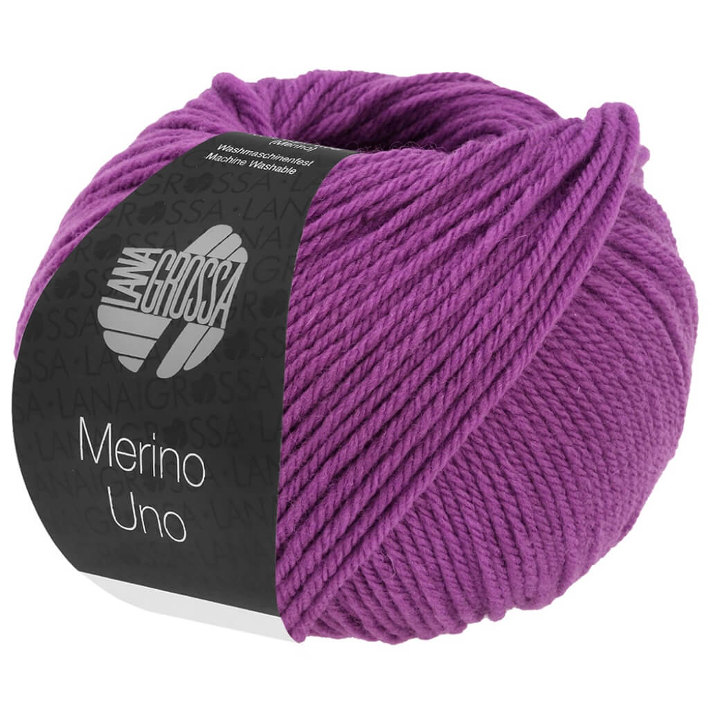 Lana Grossa Merino Uno 50 g, Farbe 70 Fuchsia – Merino bei Lieblingsgarn