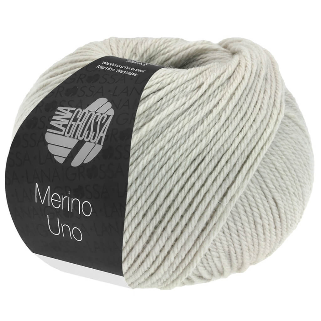 Lana Grossa Merino Uno 50 g, Farbe 75 Silbergrau – Merino bei Lieblingsgarn