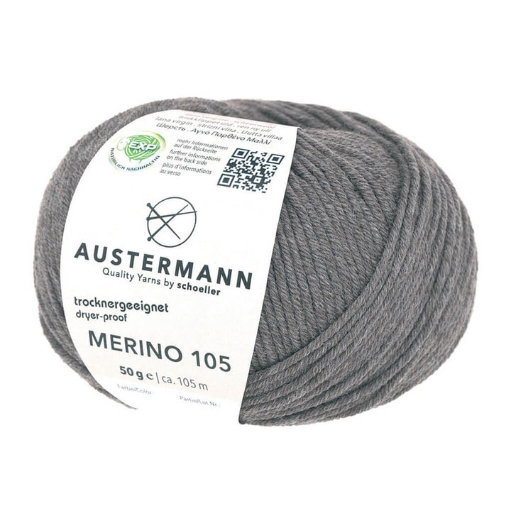 Austermann 338 - Braunmeliert Austermann Merino 105 EXP 50g Lieblingsgarn