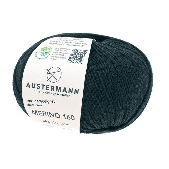 Austermann Merino 160 Exp 50g, Farbe 202 Schwarz – Merino bei Lieblingsgarn