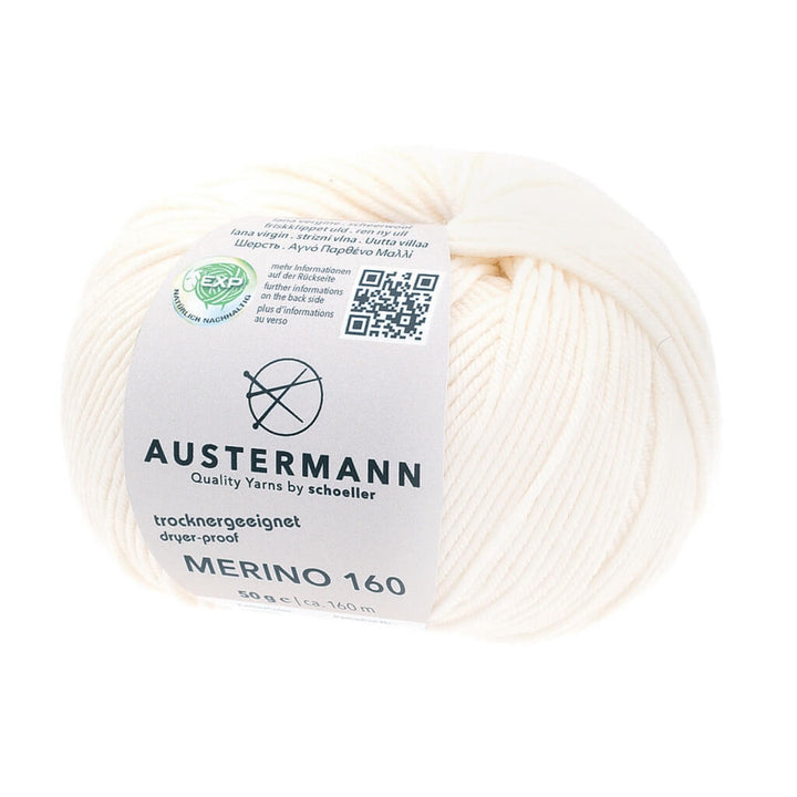 Austermann Merino 160 Exp 50g, Farbe 210 Natur – Merino bei Lieblingsgarn
