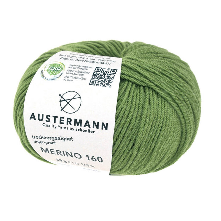Austermann Merino 160 Exp 50g, Farbe 240 Absinth – Merino bei Lieblingsgarn