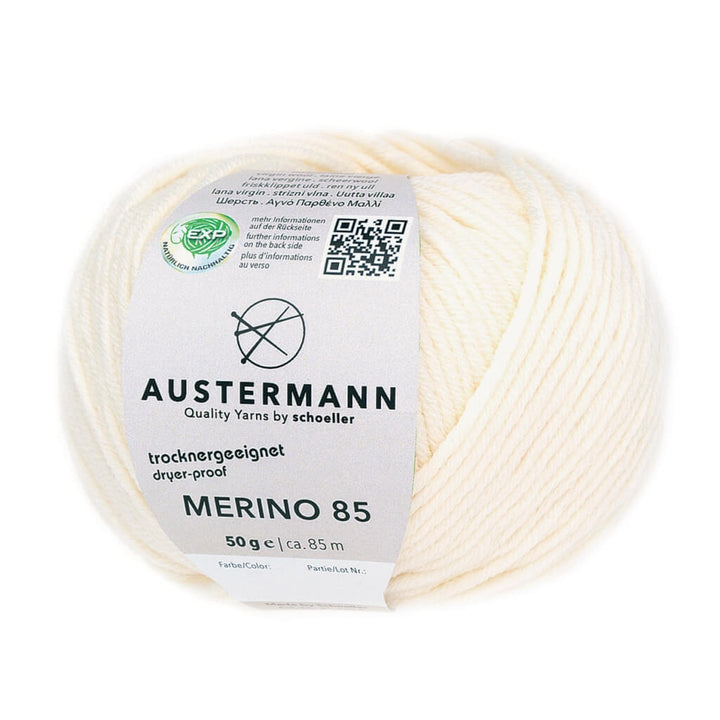 Austermann 3 - Natur Austermann Merino 85 Exp 50g Lieblingsgarn