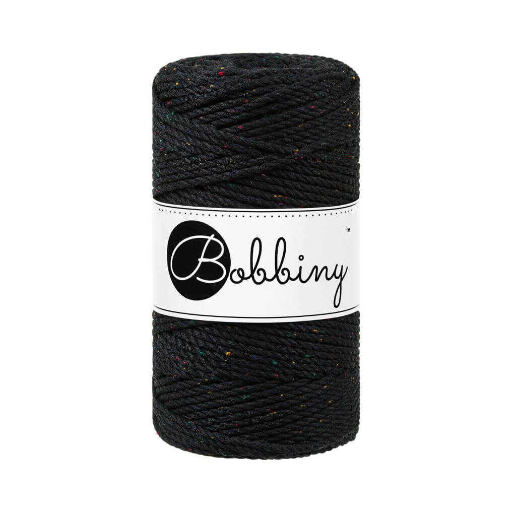 Bobbiny Makramee Garn 3mm, Farbe Midnight Dust – Baumwolle bei Lieblingsgarn