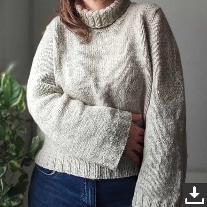 Miene Knits Pattern Suna Sweater Rundhals Strickanleitung - Miene Knits (PDF) bei bei bei bei Lieblingsgarn