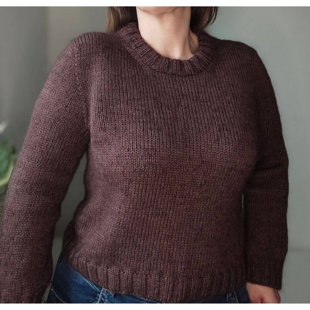 Miene Knits Pattern Suna Sweater Rundhals Strickanleitung - Miene Knits (PDF) bei bei bei bei Lieblingsgarn