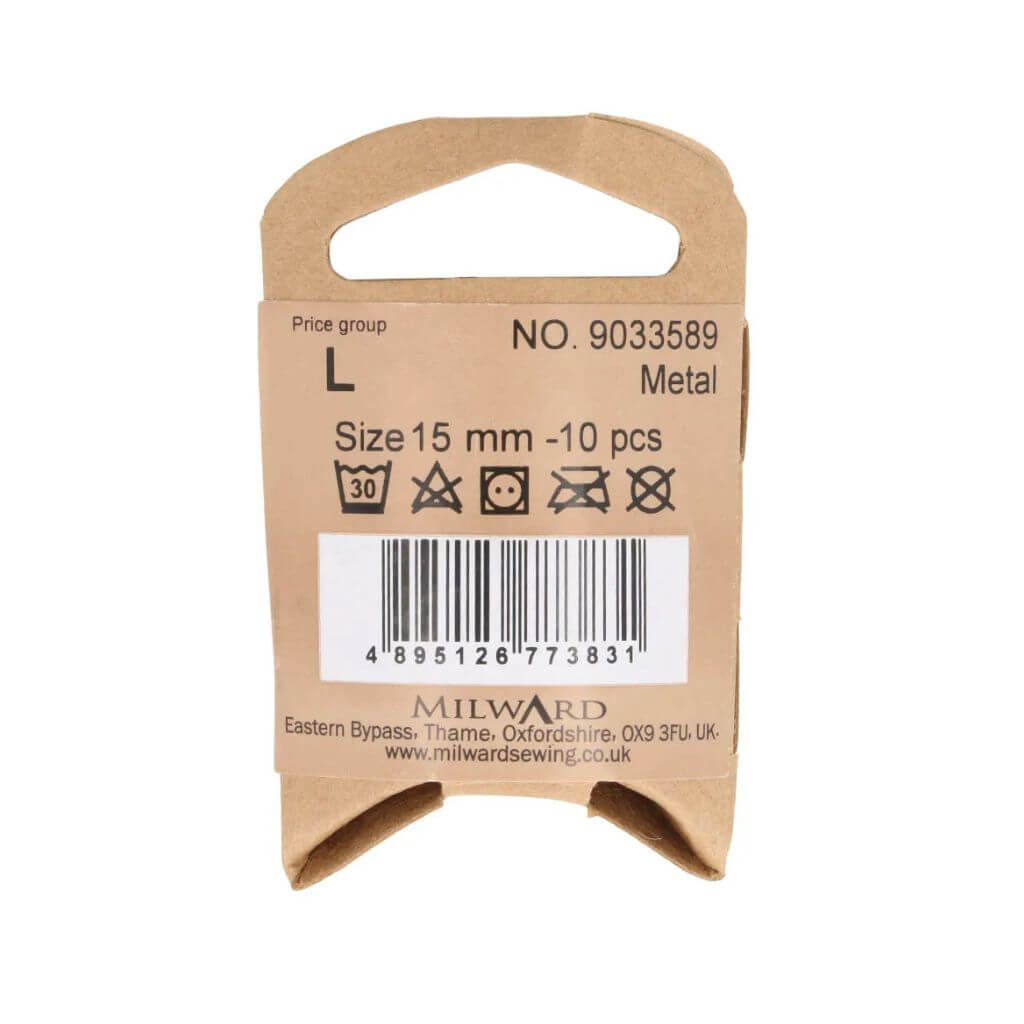 Milward Knopf Blume Antik 15mm silber - 10Stk bei bei bei bei Lieblingsgarn