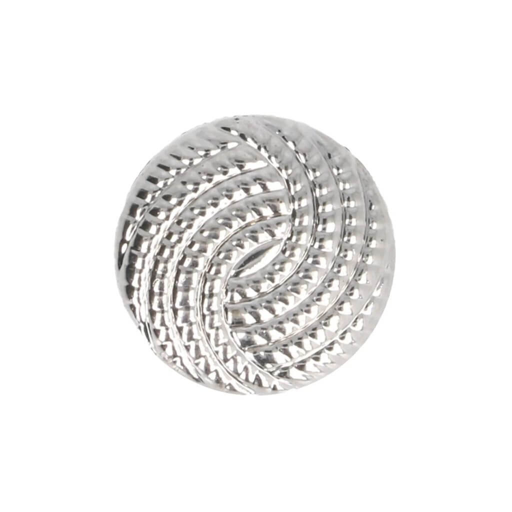 Milward Knopf silberfarbig 15 mm, 6 Stk., Farbe silber – Synthetik bei Lieblingsgarn