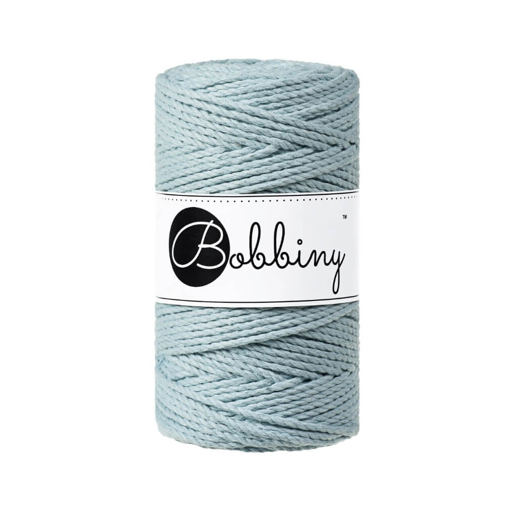 Bobbiny Makramee Garn 3mm gedreht, Farbe Misty – Baumwolle bei Lieblingsgarn