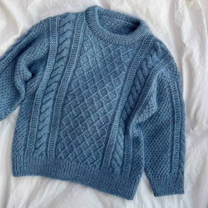 PetiteKnit Pattern Kinder Pullover Moby Sweater Junior Strickanleitung - PetiteKnit (Heft) bei bei bei bei Lieblingsgarn